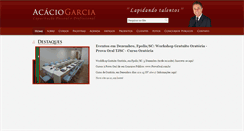 Desktop Screenshot of acaciogarcia.com.br