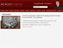 Tablet Screenshot of acaciogarcia.com.br